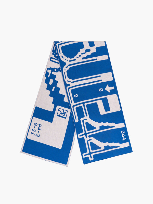 F18-24 SCARF BLUE