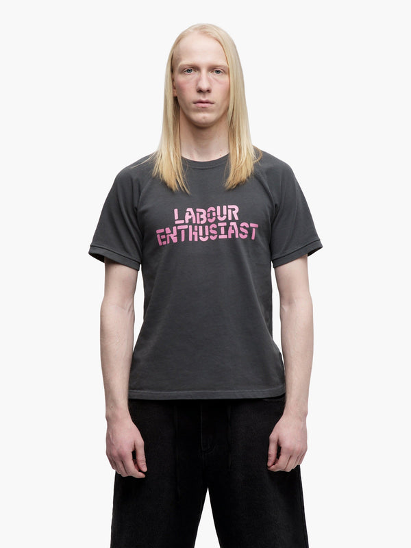 LABOUR ENTHUSIAST T-SHIRT GRAY