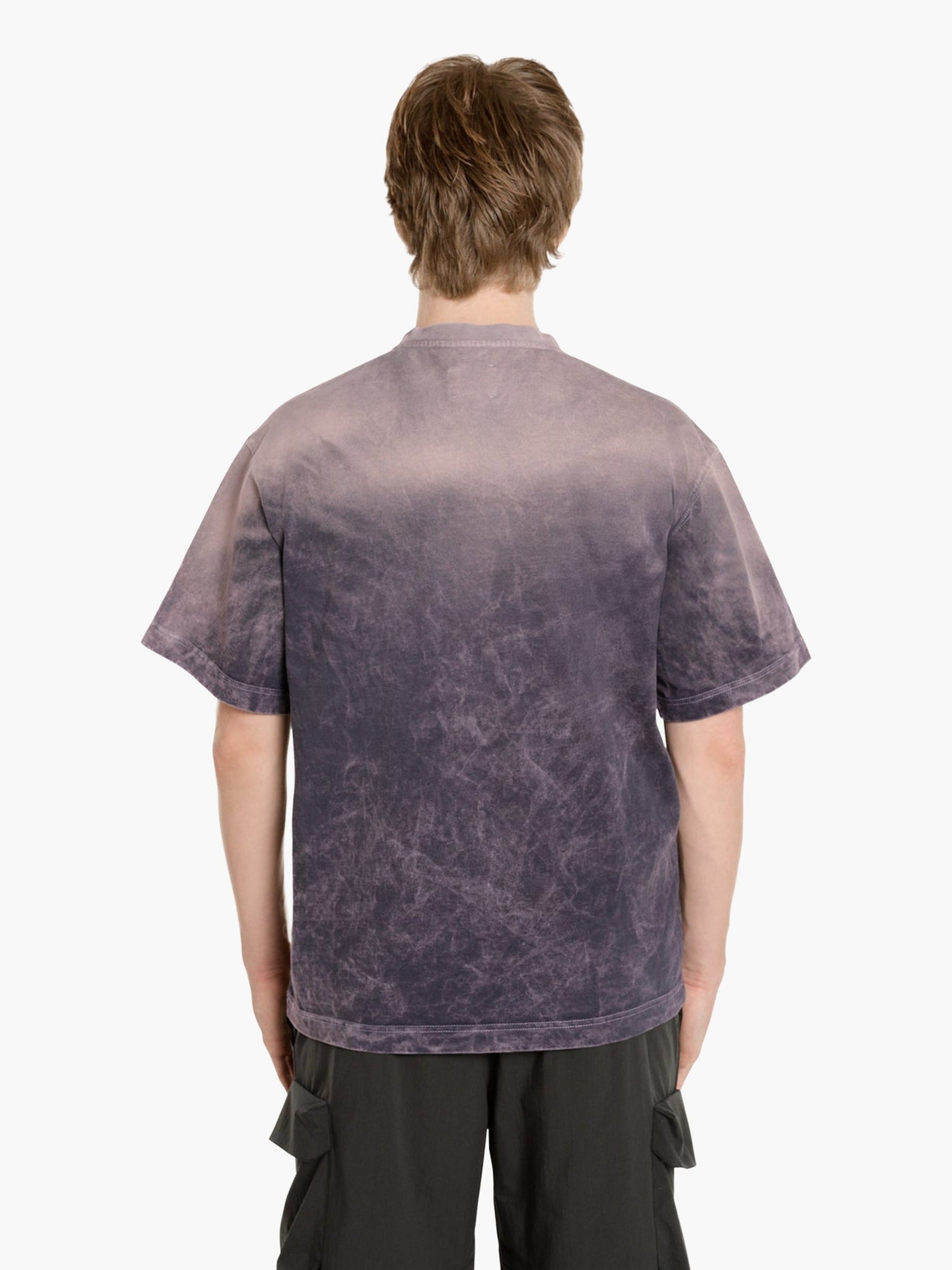 WASHED GRADIENT LOGO HEAVY BOXY T-SHIRT