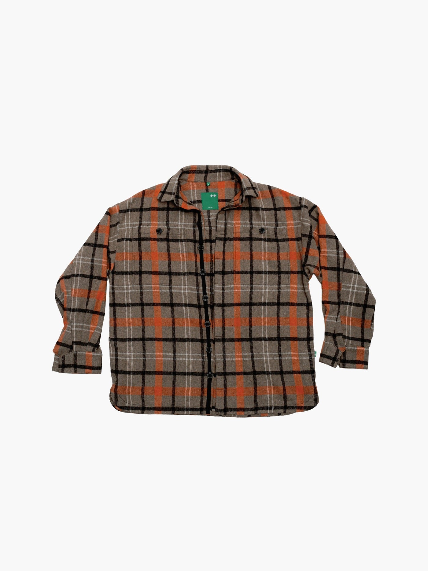 PLAID-CHECK FLANNEL SHIRT
