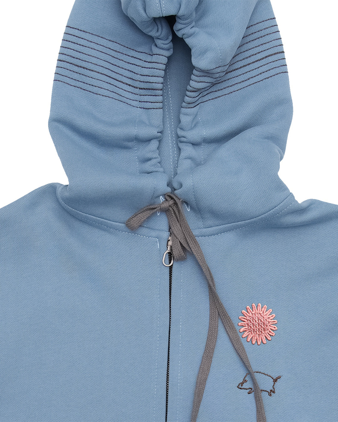 STRIPE HOODIE BLUE