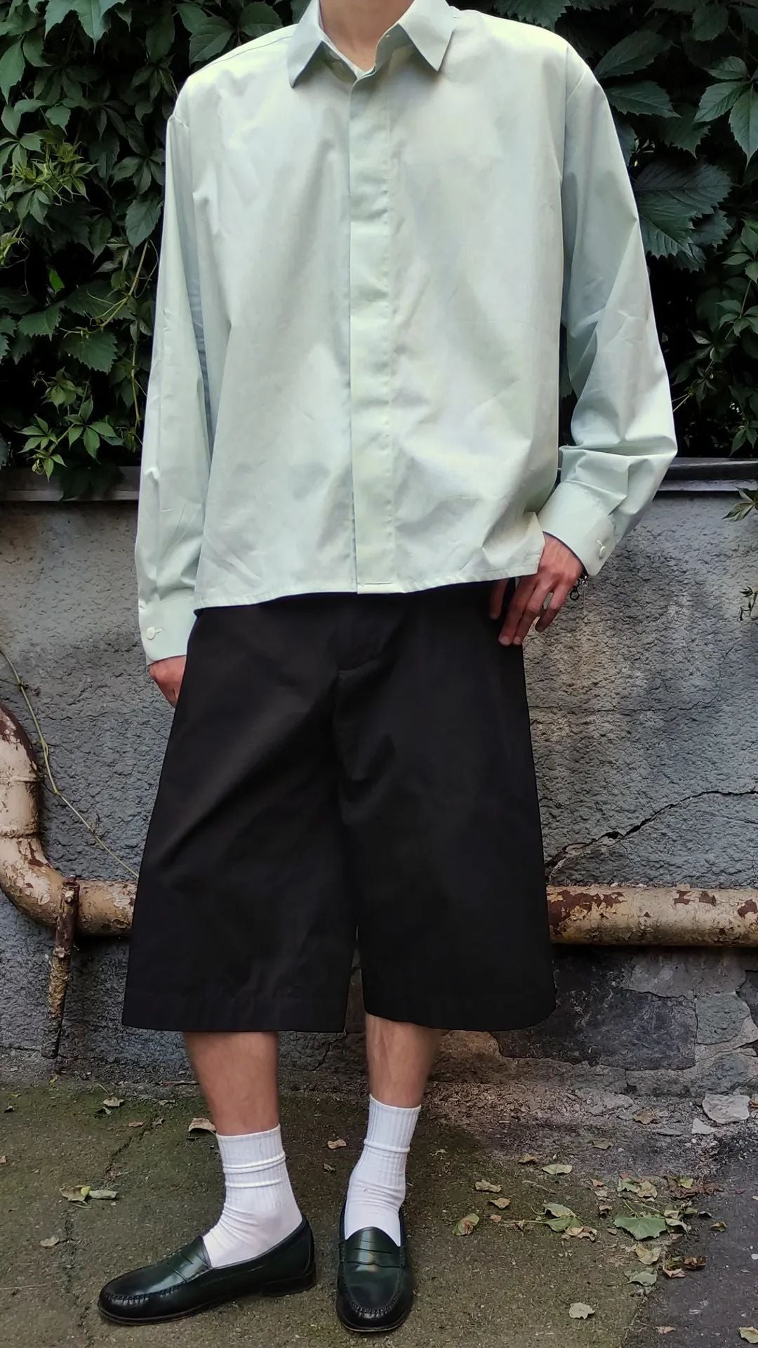 BITTER CHOCO LONG SHORTS