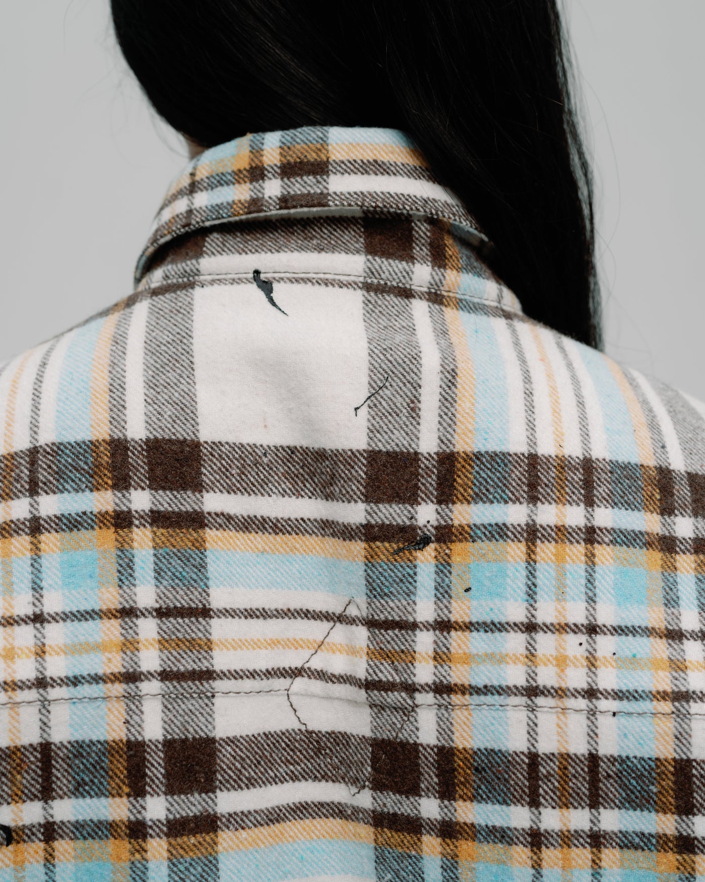 PLAID-CHECK FLANNEL SHIRT