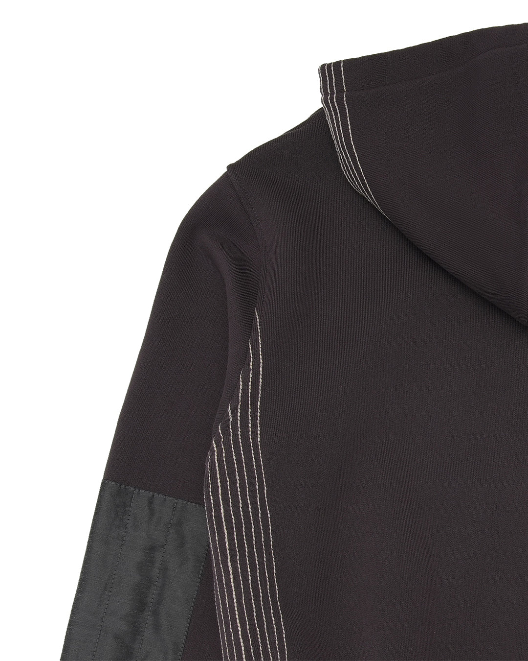 STRIPE HOODIE BROWN