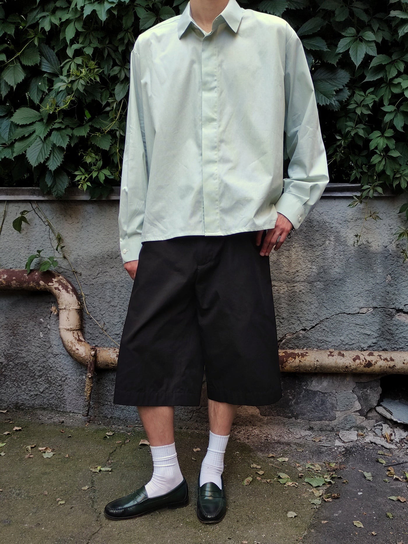 LEISURE SHIRT LIGHT GREEN