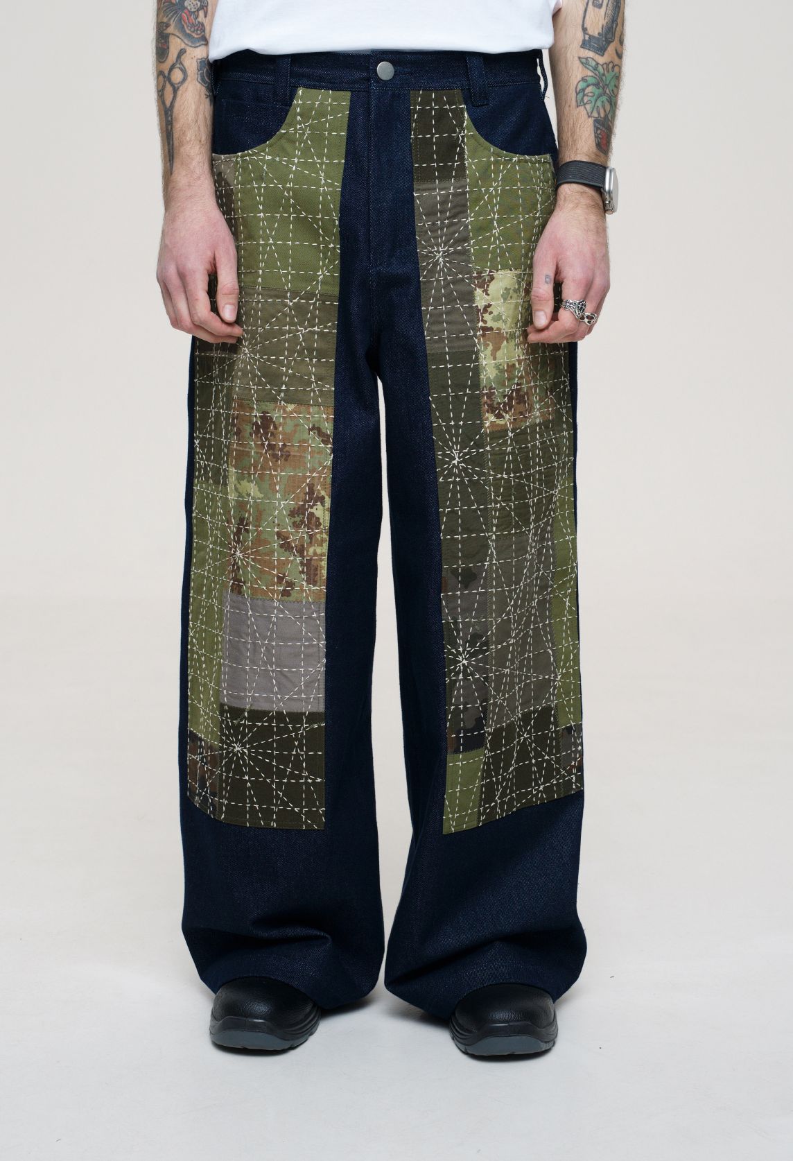 LABOR SASHIKO UPCYCLED PANTS