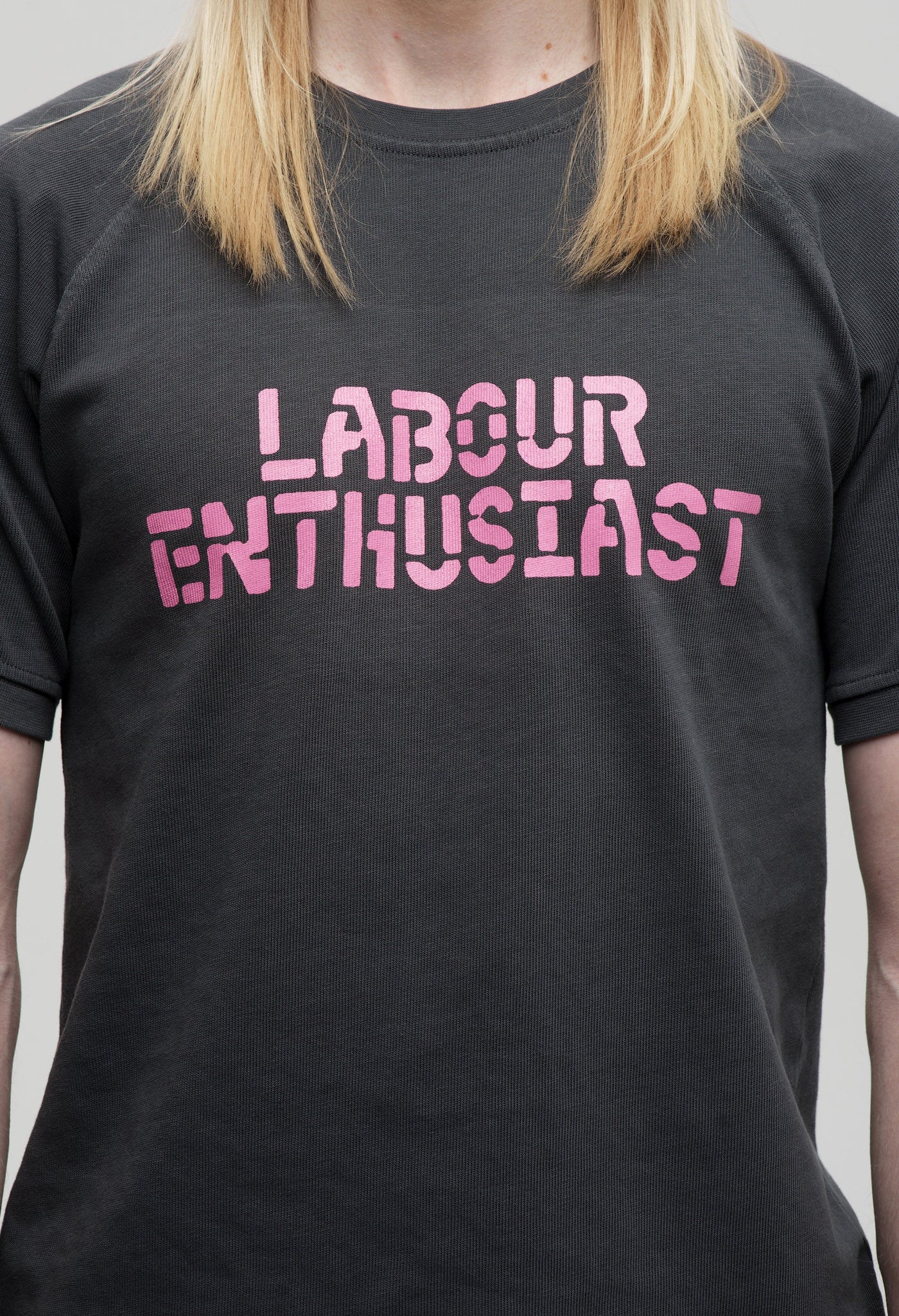 LABOUR ENTHUSIAST T-SHIRT GRAY