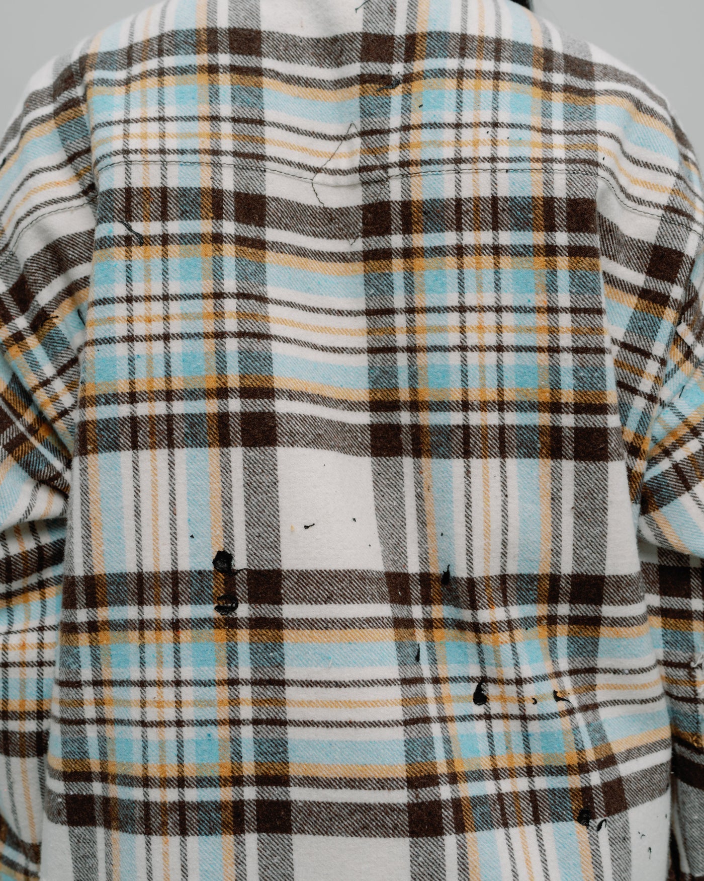 PLAID-CHECK FLANNEL SHIRT