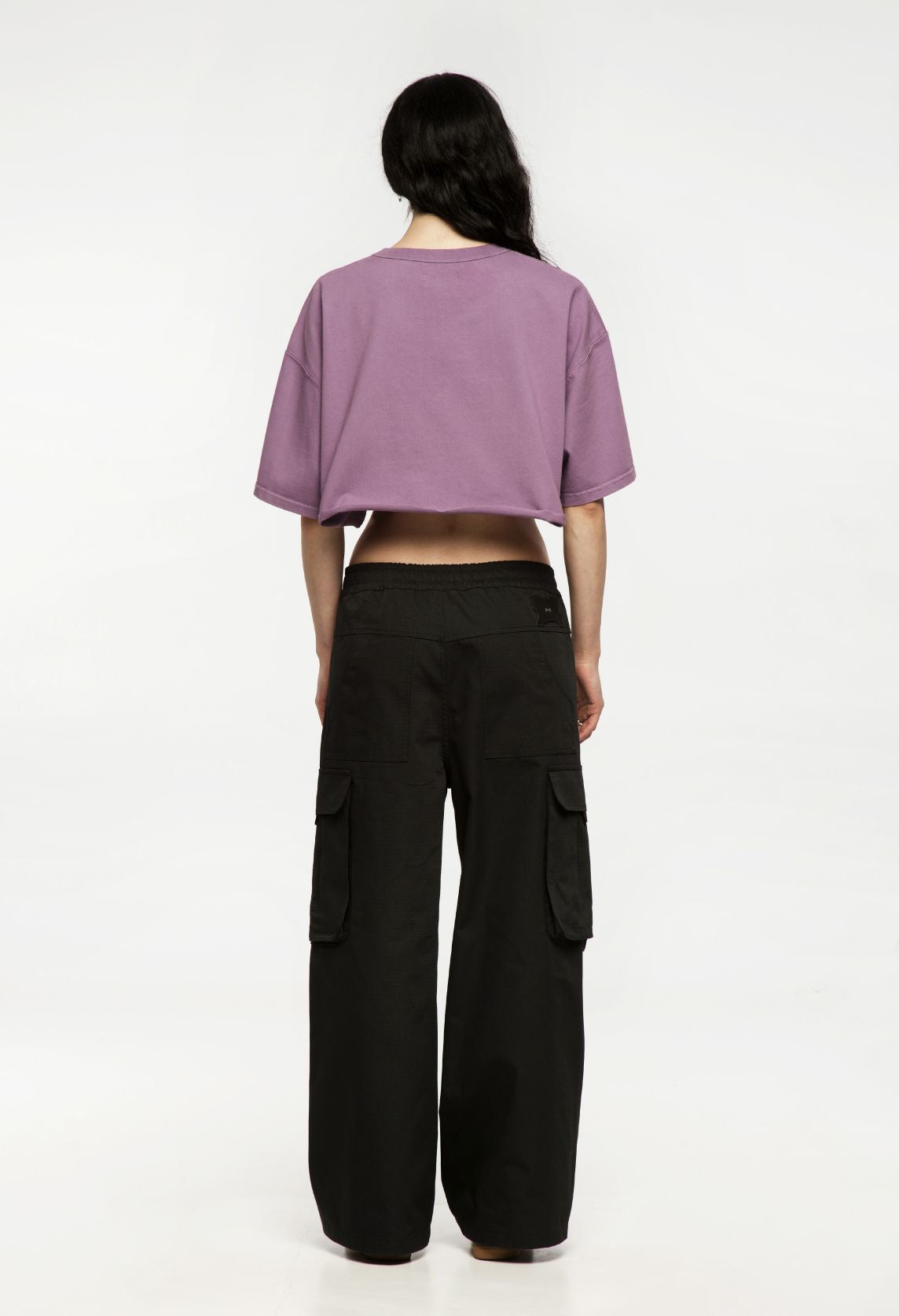 CARGO BAGGY PANTS BLACK