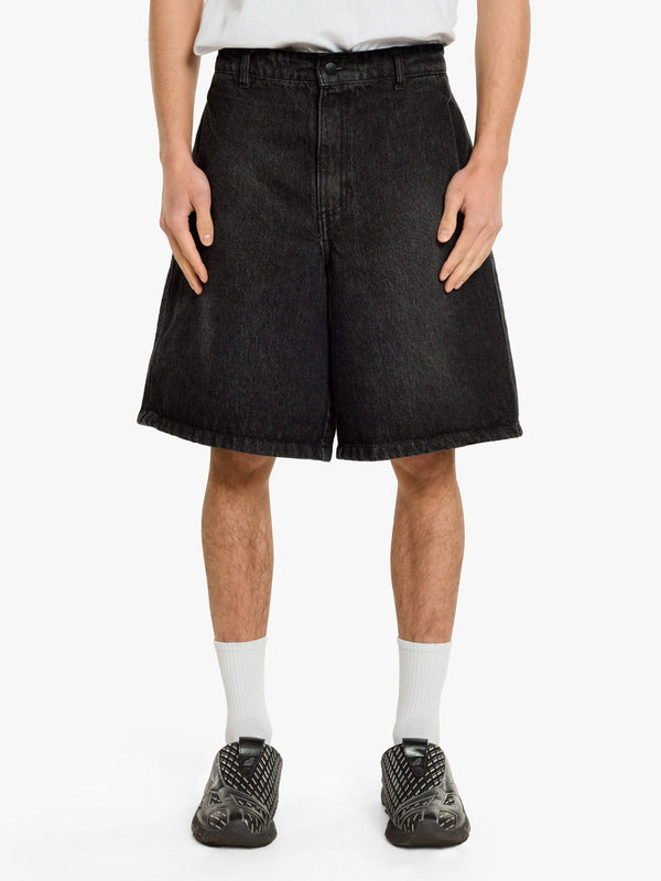 TRAPEZOID SHORTS TS26 SPECKLED GRAY