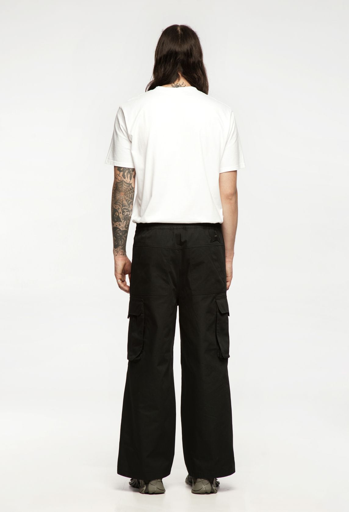 CARGO BAGGY PANTS BLACK