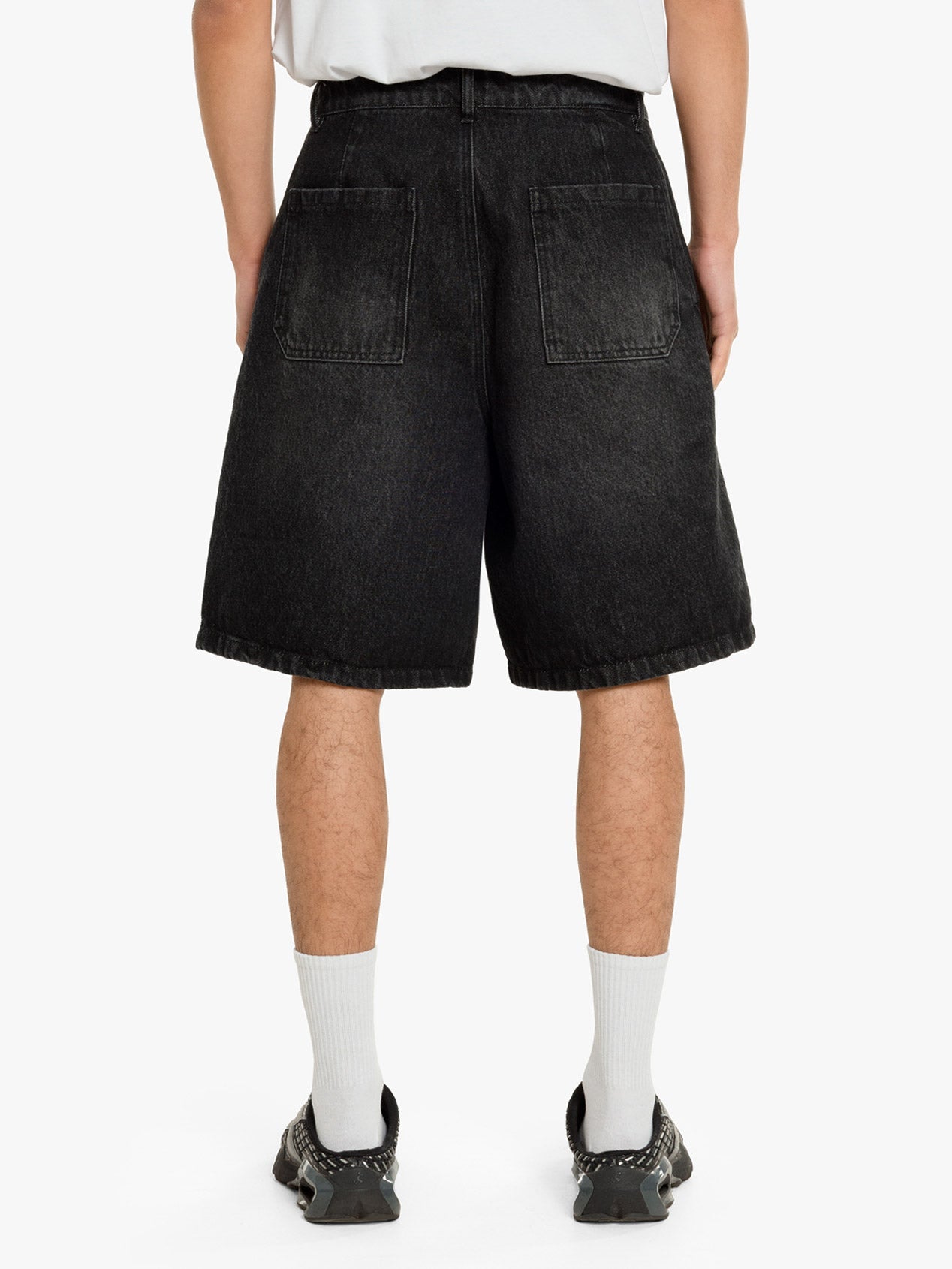 TRAPEZOID SHORTS TS26 SPECKLED GRAY