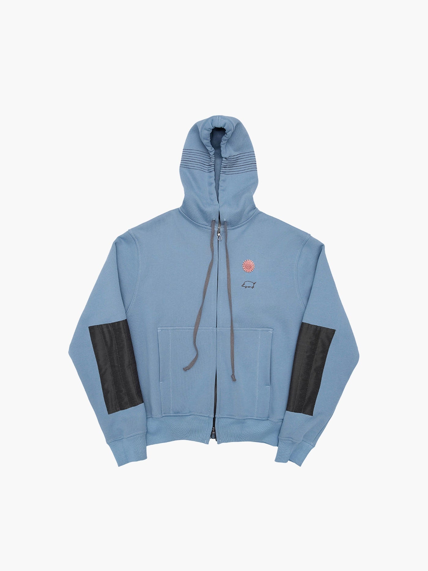 STRIPE HOODIE BLUE
