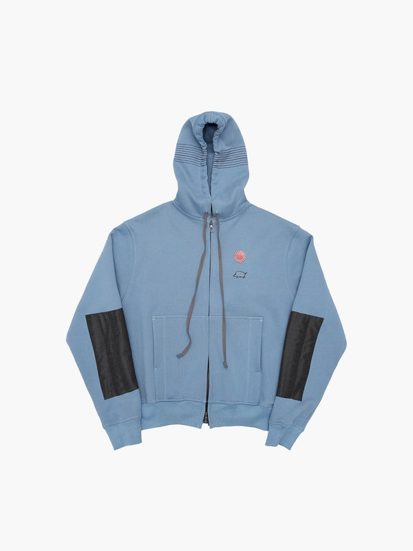 STRIPE HOODIE BLUE