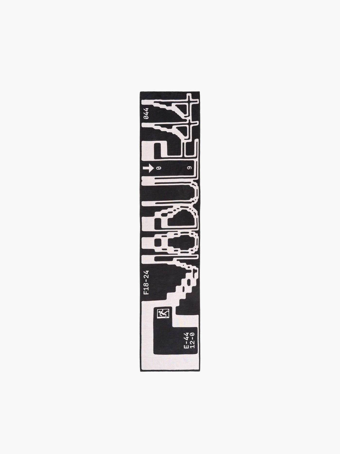 F18-24 SCARF BLACK