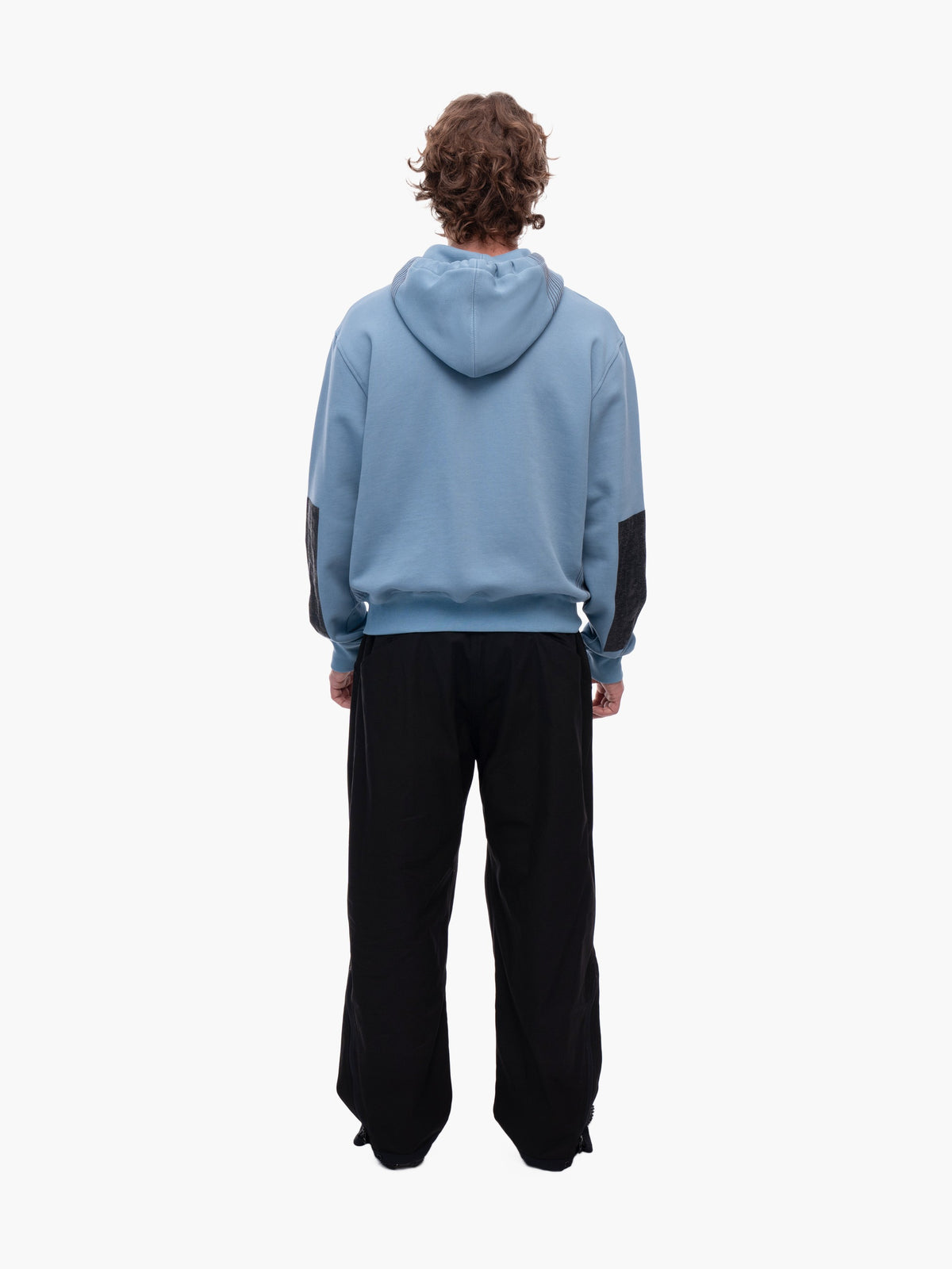 Stripe hoodie blue