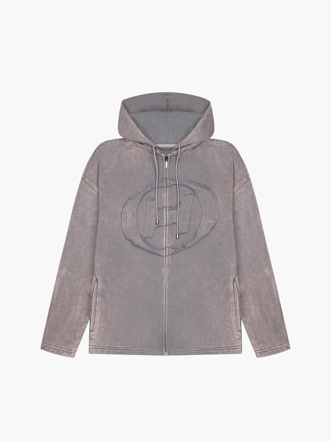 ZIP WASHED HOODIE
